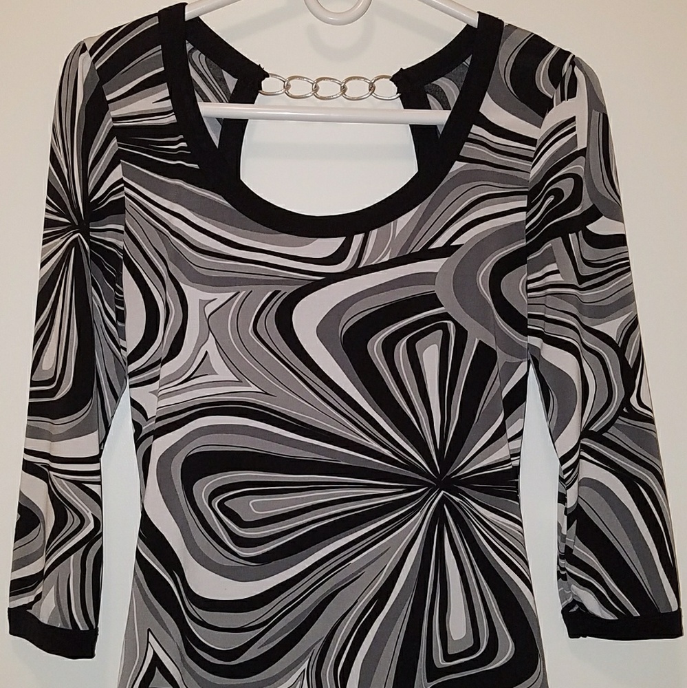 Silk 3/4 sleeve shirt